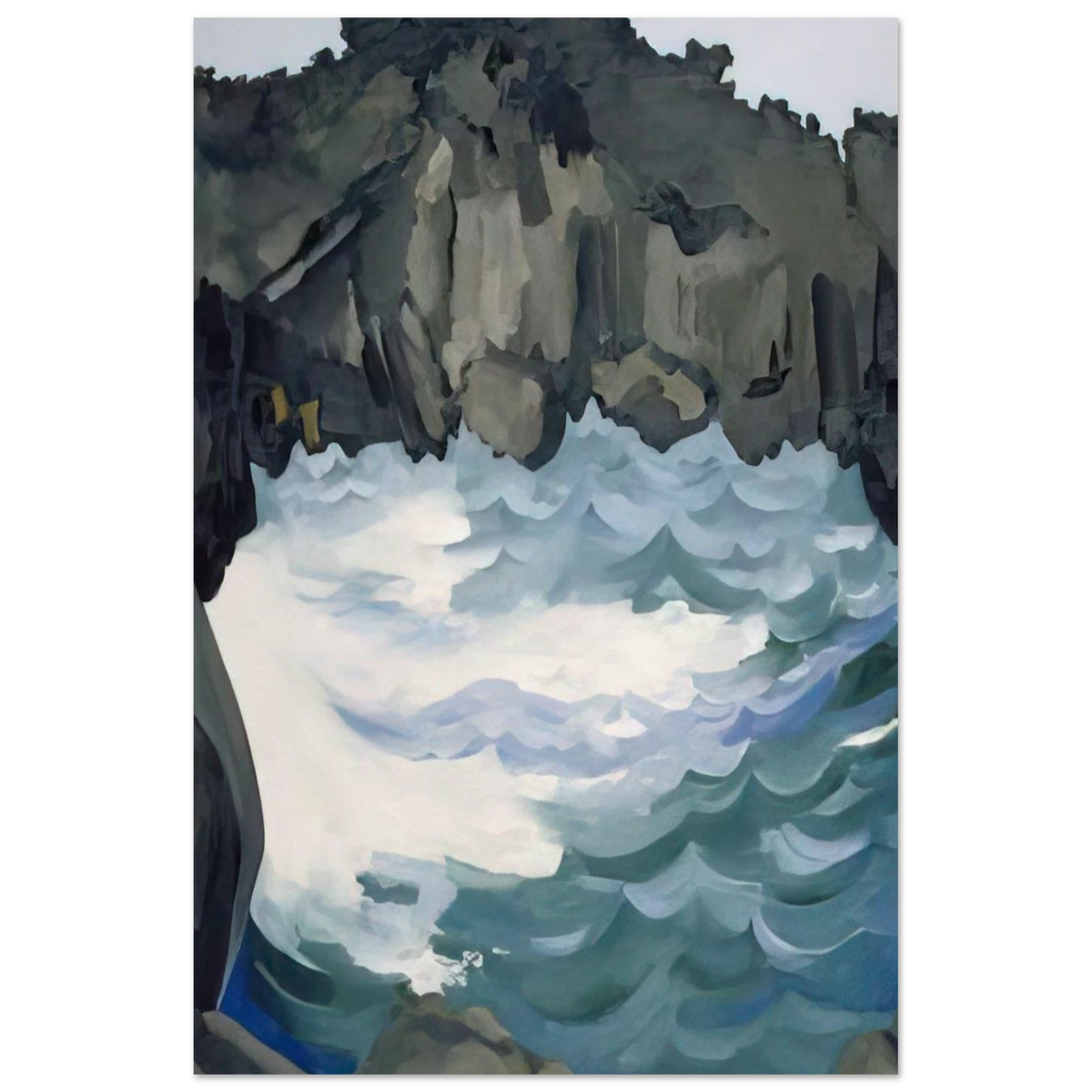 Black Lava Bridge, Hana Coast-No. I Poster | Georgia O'Keeffe Poster | Georgia O Keeffe Prints