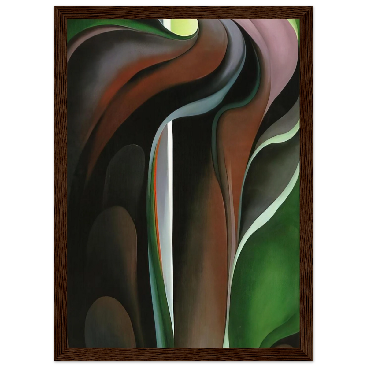 Jack-in-the-Pulpit ?V Framed Poster | Georgia O'Keeffe Framed Prints Wall Art | Georgia O Keeffe Prints