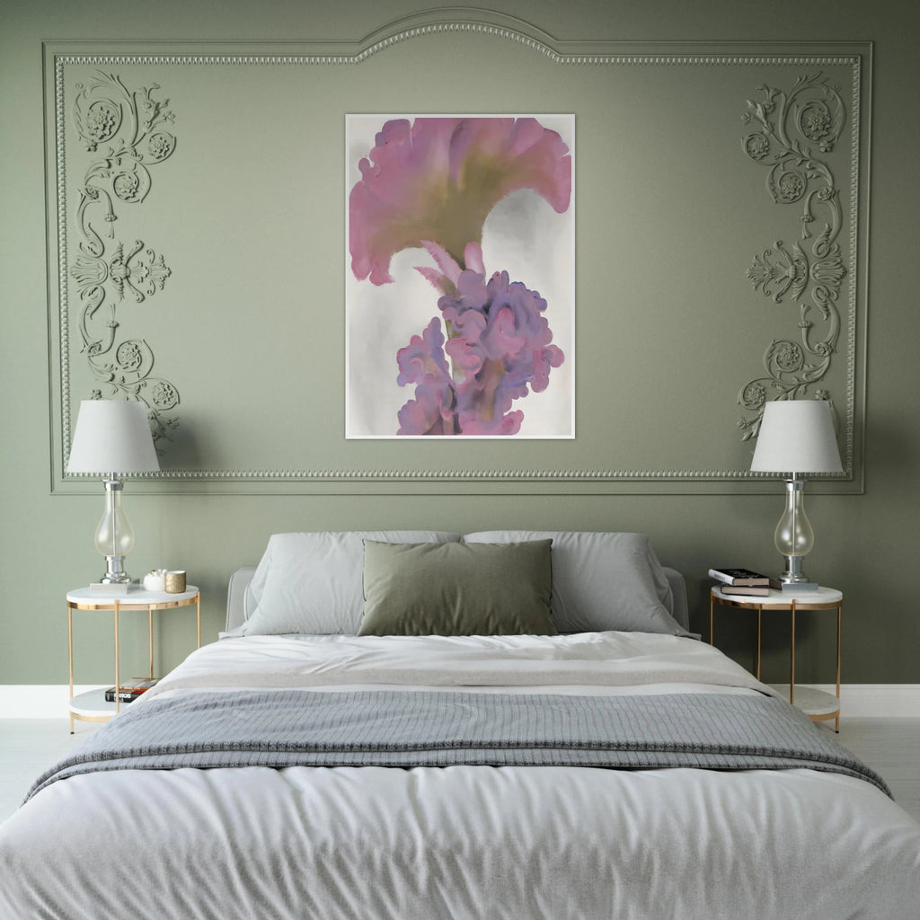Coxcomb Framed Poster | Georgia O'Keeffe Framed Prints Wall Art | Georgia O Keeffe Prints