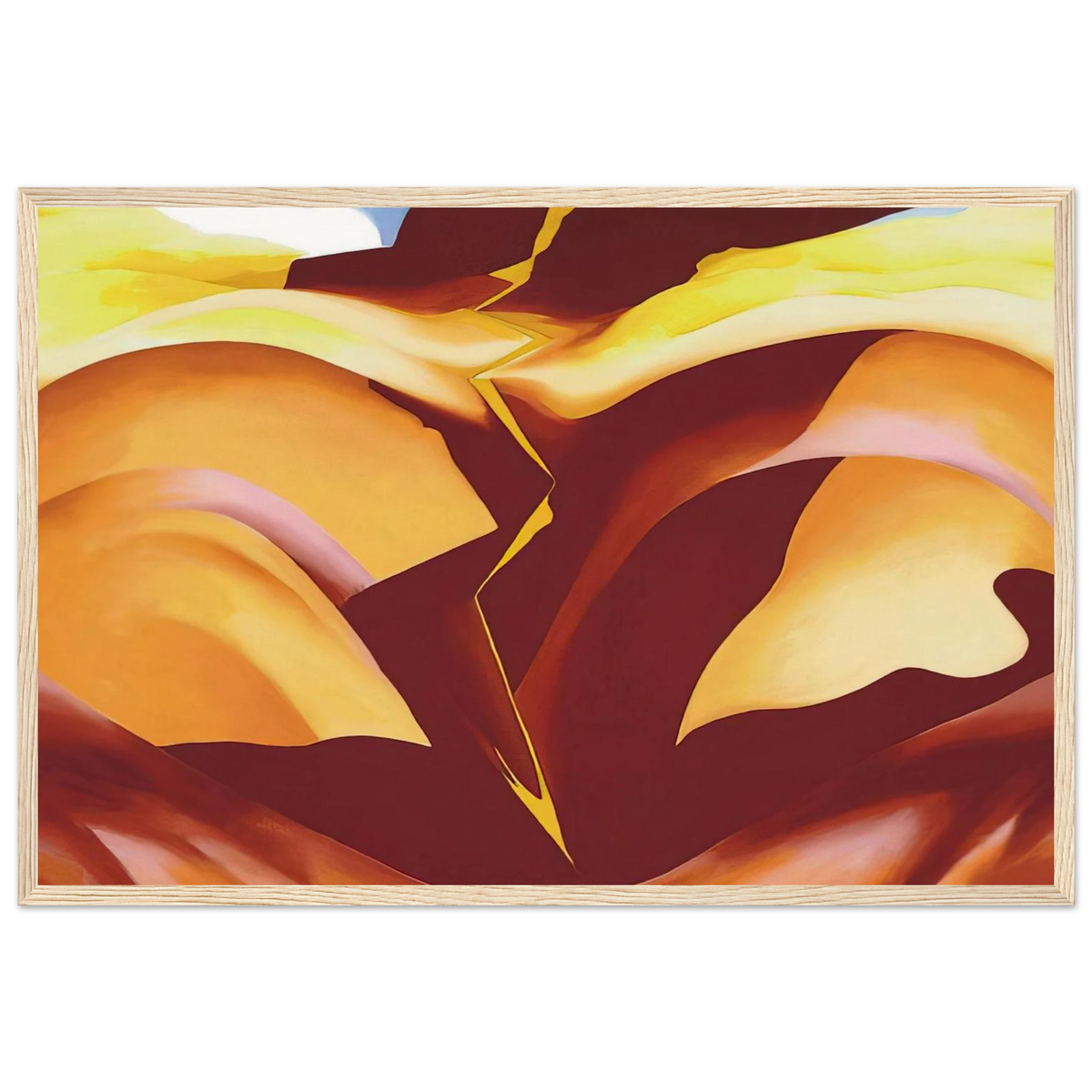 Black Place IV Framed Poster | Georgia O'Keeffe Framed Prints Wall Art | Georgia O Keeffe Prints