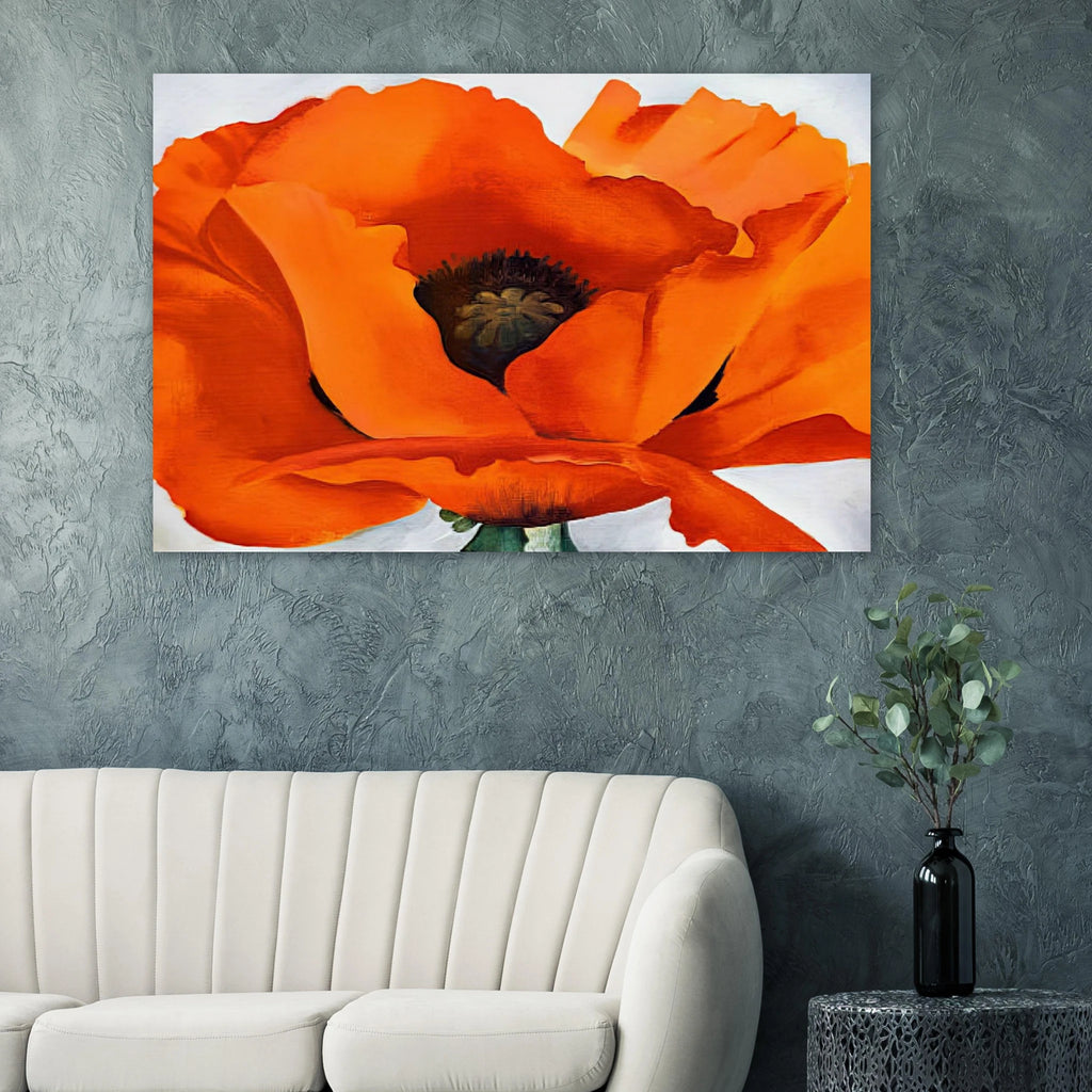 Red Poppy Poster | Georgia O'Keeffe Poster | Georgia O Keeffe Prints