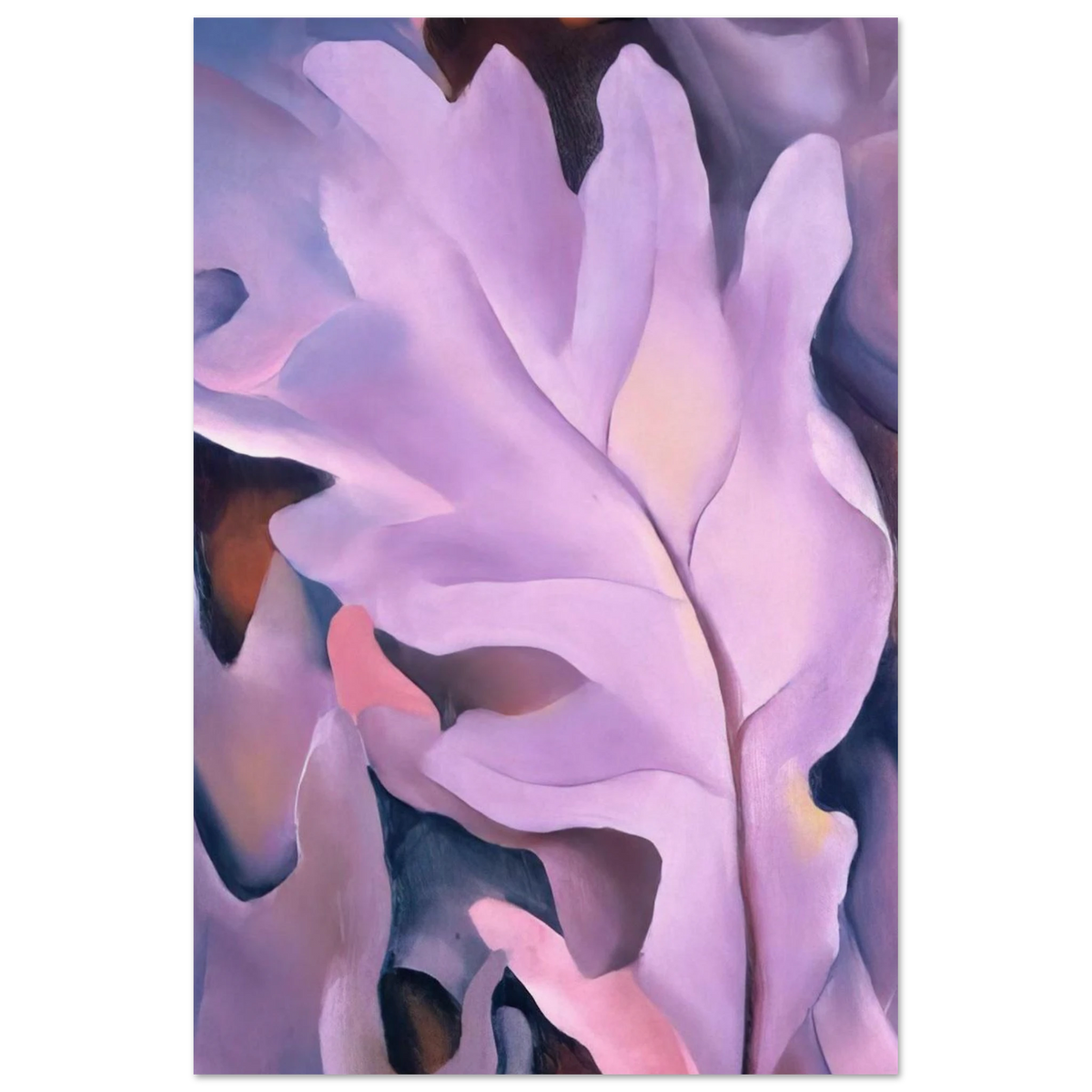 Purple Leaves Poster | Georgia O'Keeffe Poster | Georgia O Keeffe Prints