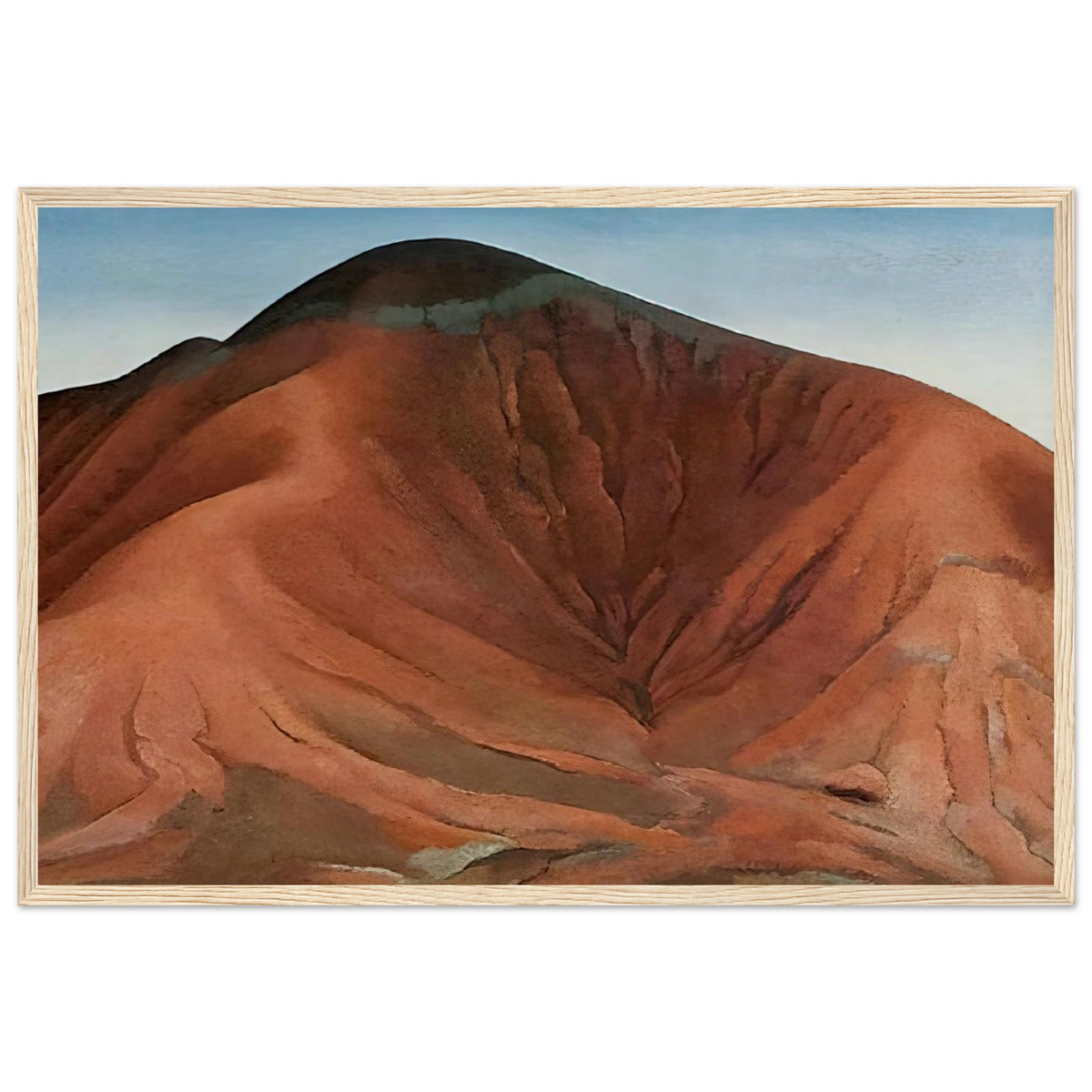 Small Purple Hills Framed Poster | Georgia O'Keeffe Framed Prints Wall Art | Georgia O Keeffe Prints
