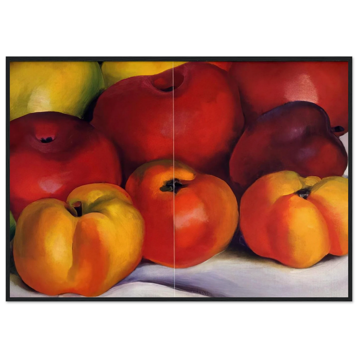 Apple Family Framed Poster | Georgia O'Keeffe Framed Prints Wall Art | Georgia O Keeffe Prints