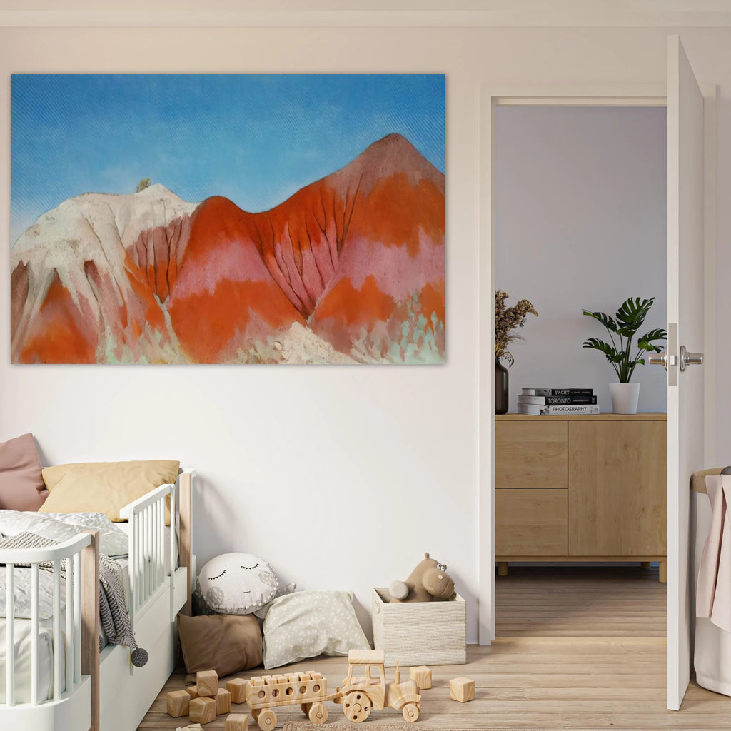 Series near abiquiu, New Mexico - Hills to the left Poster | Georgia O'Keeffe Poster | Georgia O Keeffe Prints