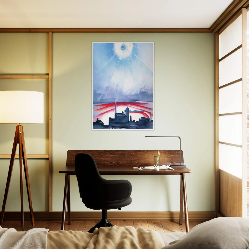 East River No 1 Framed Poster | Georgia O'Keeffe Framed Prints Wall Art | Georgia O Keeffe Prints