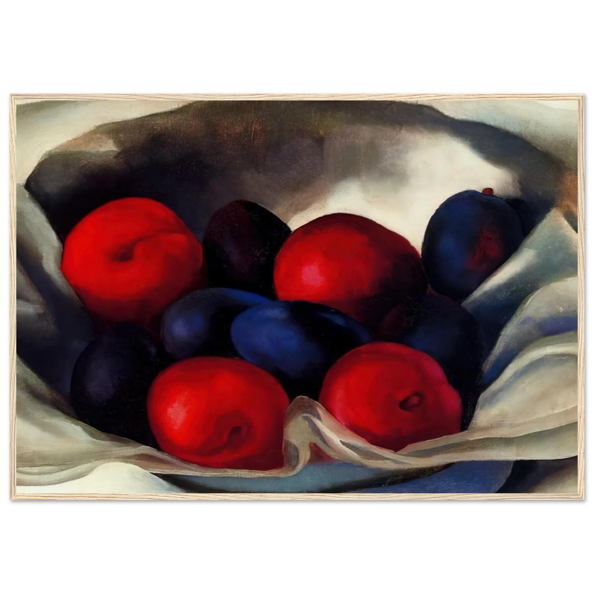 Plums Framed Poster | Georgia O'Keeffe Framed Prints Wall Art | Georgia O Keeffe Prints