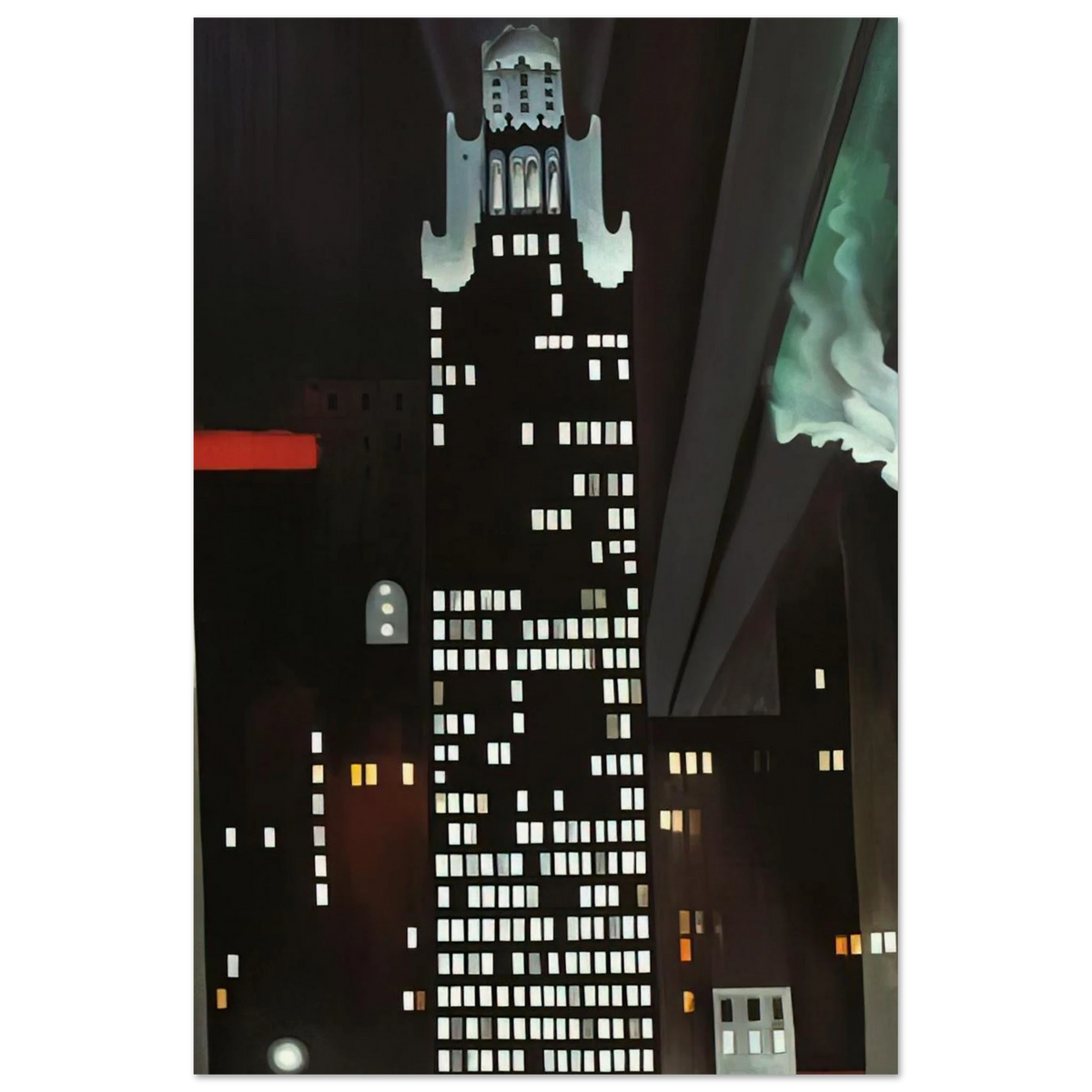 Radiator Building - Night, New York Poster | Georgia O'Keeffe Poster | Georgia O Keeffe Prints