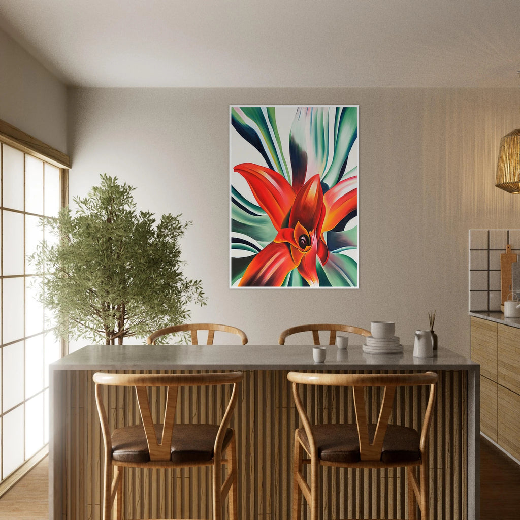 Leaves of a Plant Framed Poster | Georgia O'Keeffe Framed Prints Wall Art | Georgia O Keeffe Prints