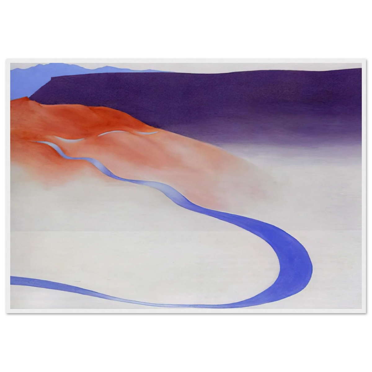 Road to the Ranch Framed Poster | Georgia O'Keeffe Framed Prints Wall Art | Georgia O Keeffe Prints