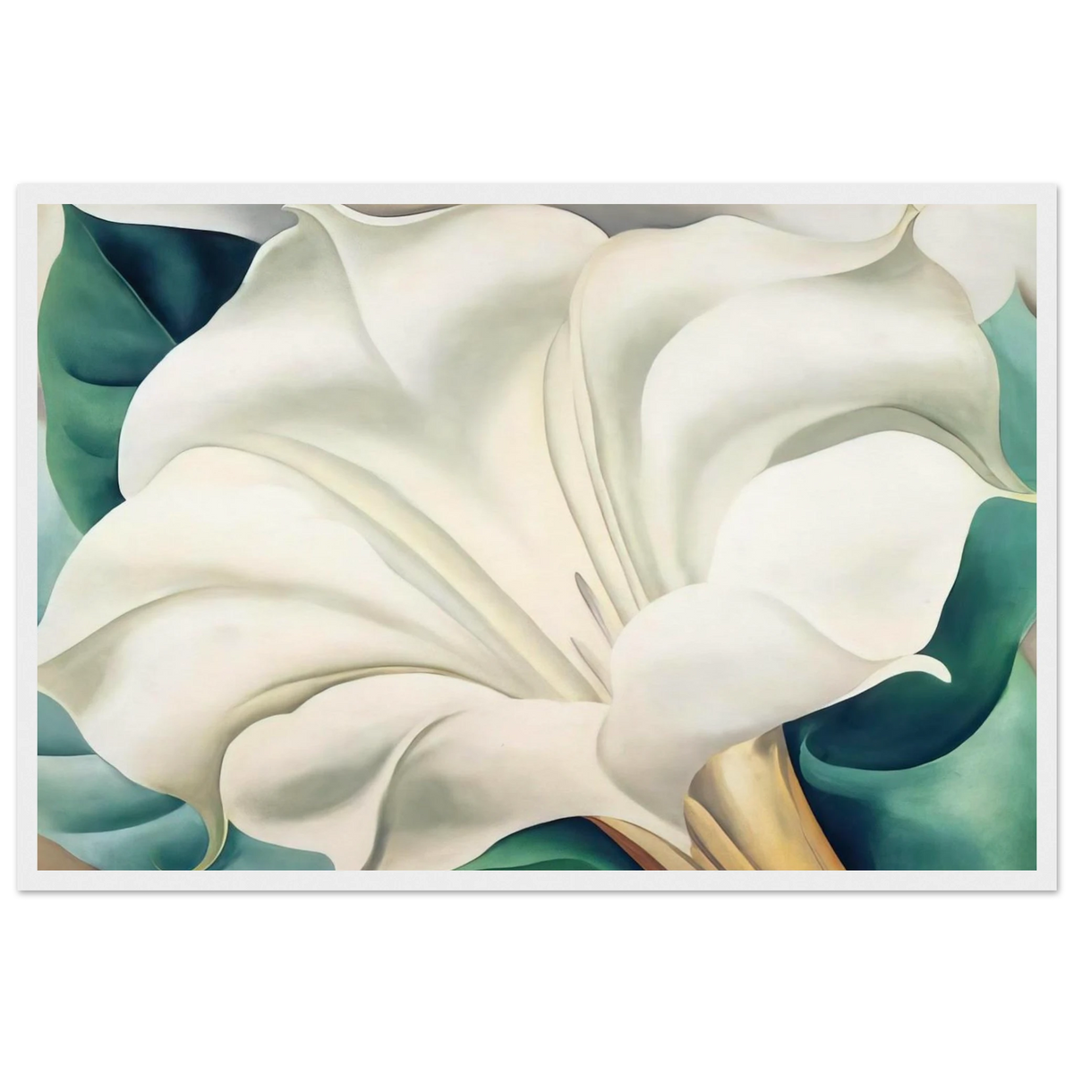 Jimson Weed 2 Framed Poster | Georgia O'Keeffe Framed Prints Wall Art | Georgia O Keeffe Prints
