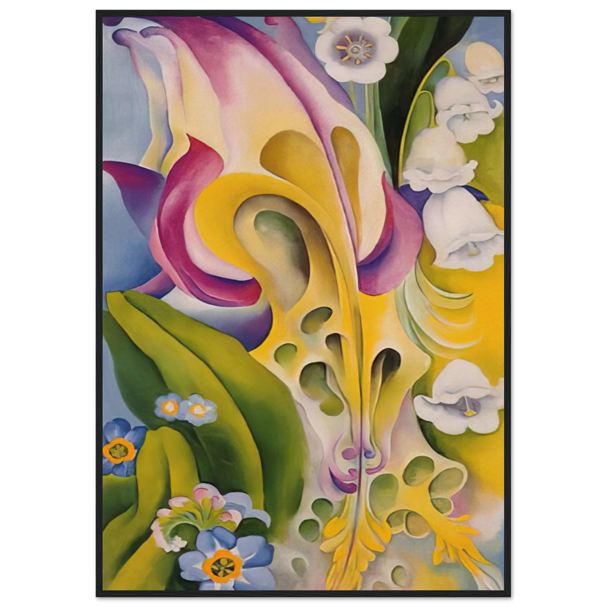 From the Old Garden No 2 Framed Poster | Georgia O'Keeffe Framed Prints Wall Art | Georgia O Keeffe Prints
