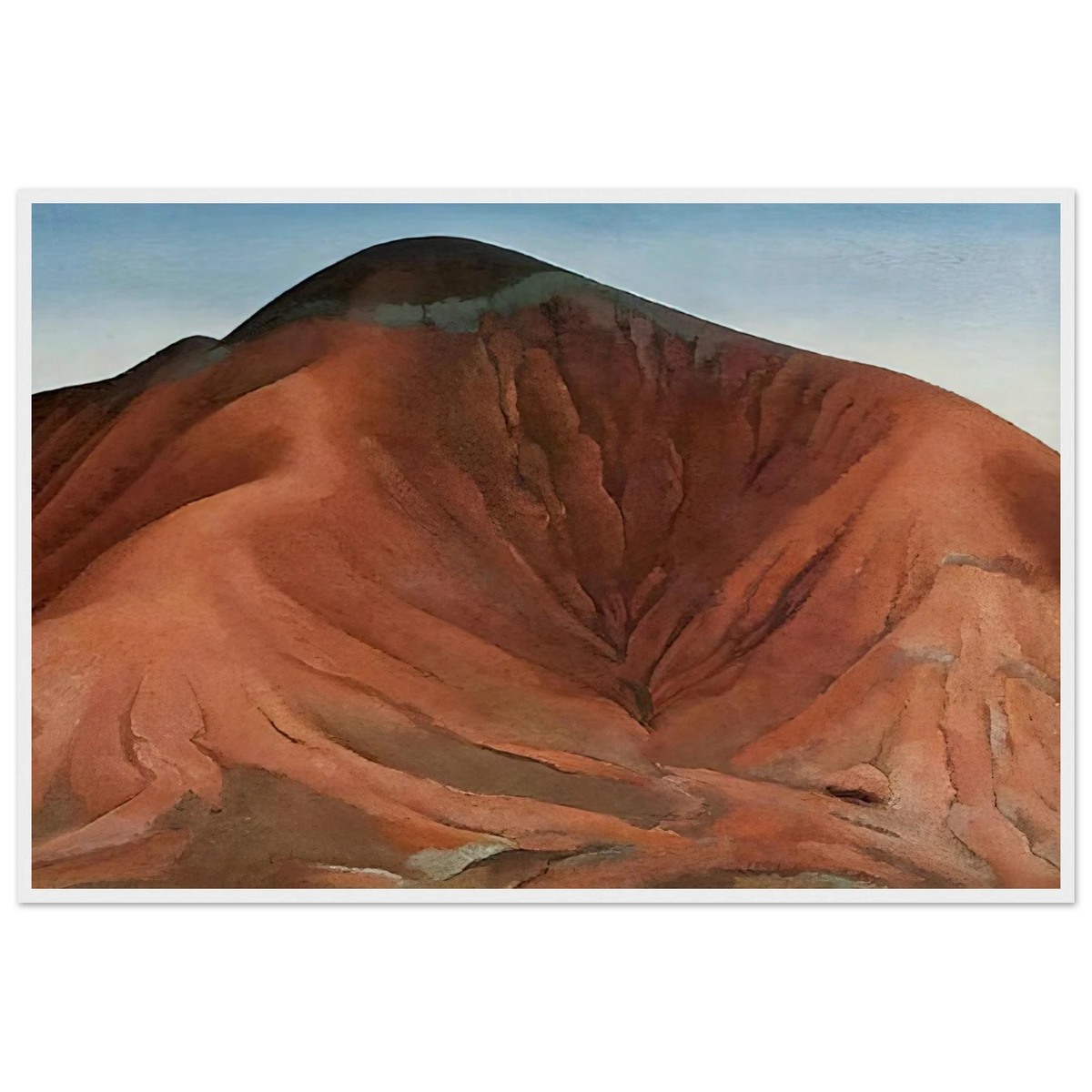 Small Purple Hills Framed Poster | Georgia O'Keeffe Framed Prints Wall Art | Georgia O Keeffe Prints