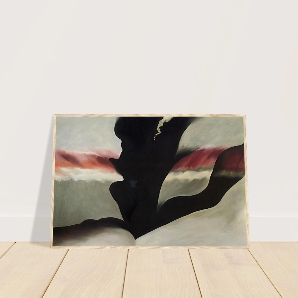Black Place Green Framed Poster | Georgia O'Keeffe Framed Prints Wall Art | Georgia O Keeffe Prints