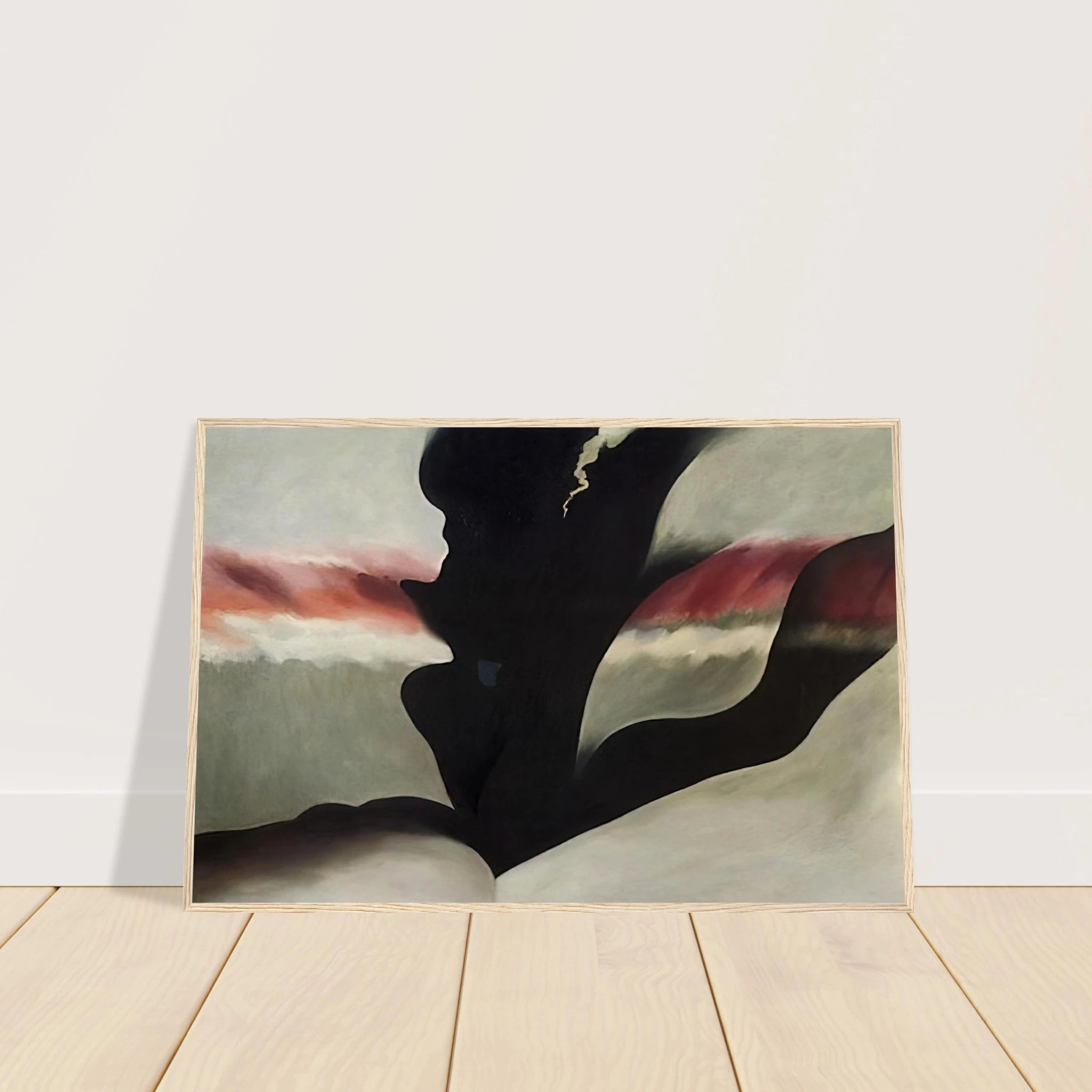 Black Place Green Framed Poster | Georgia O'Keeffe Framed Prints Wall Art | Georgia O Keeffe Prints