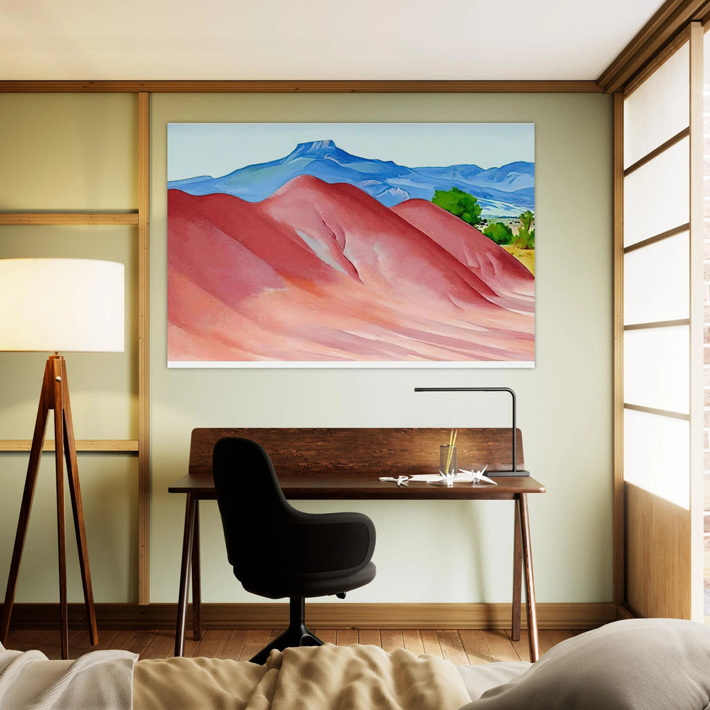 Red Hills and Pedernal Poster | Georgia O'Keeffe Poster | Georgia O Keeffe Prints