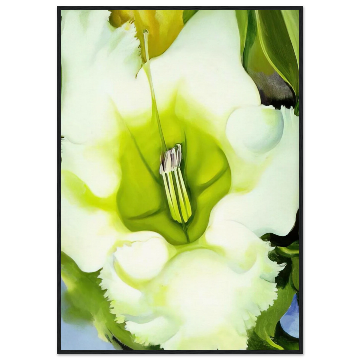 Cup Of Silver Ginger Framed Poster | Georgia O'Keeffe Framed Prints Wall Art | Georgia O Keeffe Prints