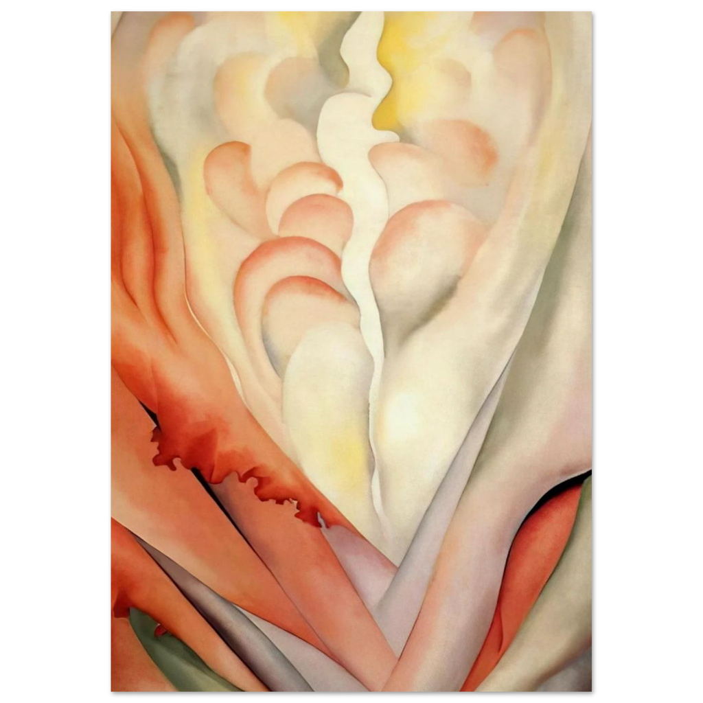 Flower Abstraction Poster | Georgia O'Keeffe Poster | Georgia O Keeffe Prints