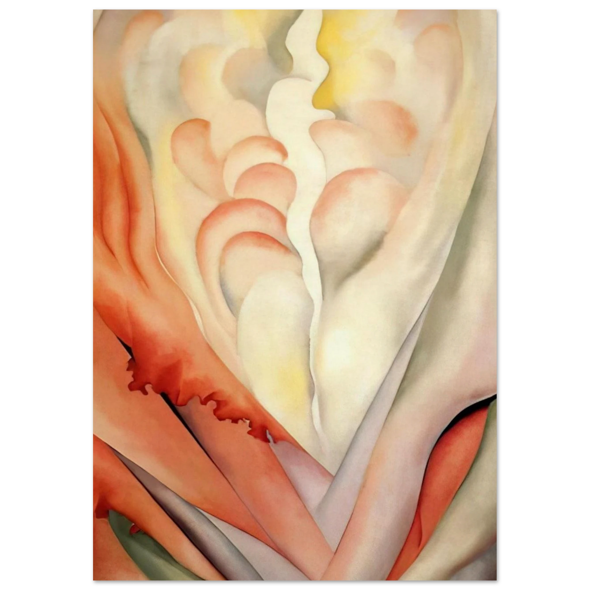 Flower Abstraction Poster | Georgia O'Keeffe Poster | Georgia O Keeffe Prints