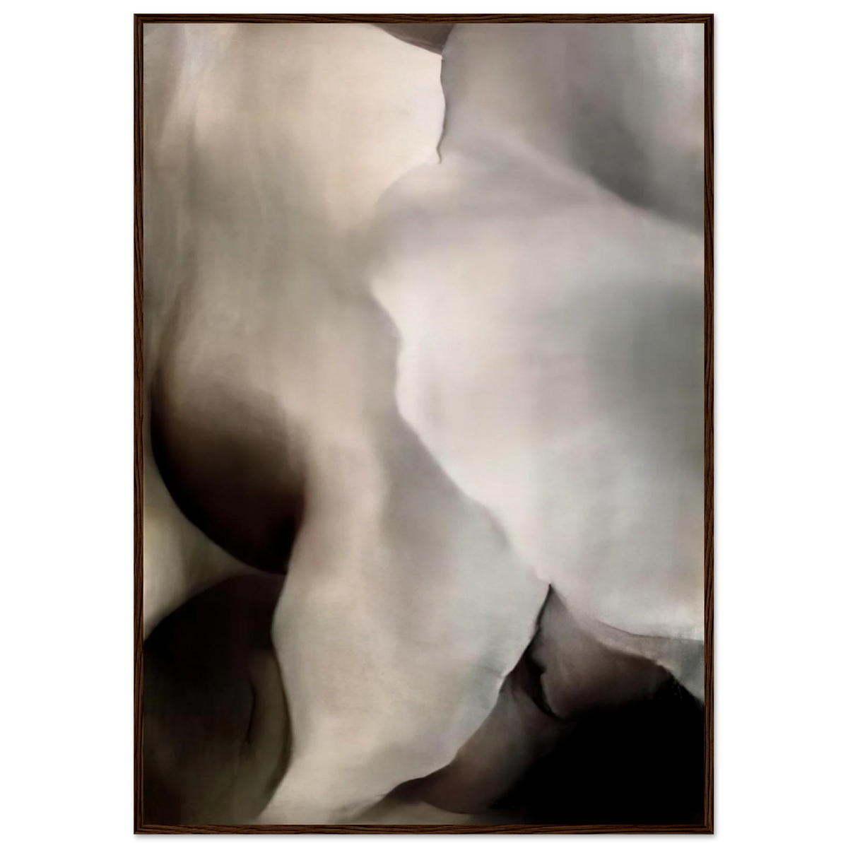 Dark Iris ?3 Framed Poster | Georgia O'Keeffe Framed Prints Wall Art | Georgia O Keeffe Prints