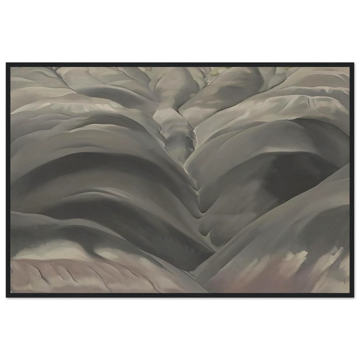 Black Place I Framed Poster | Georgia O'Keeffe Framed Prints Wall Art | Georgia O Keeffe Prints