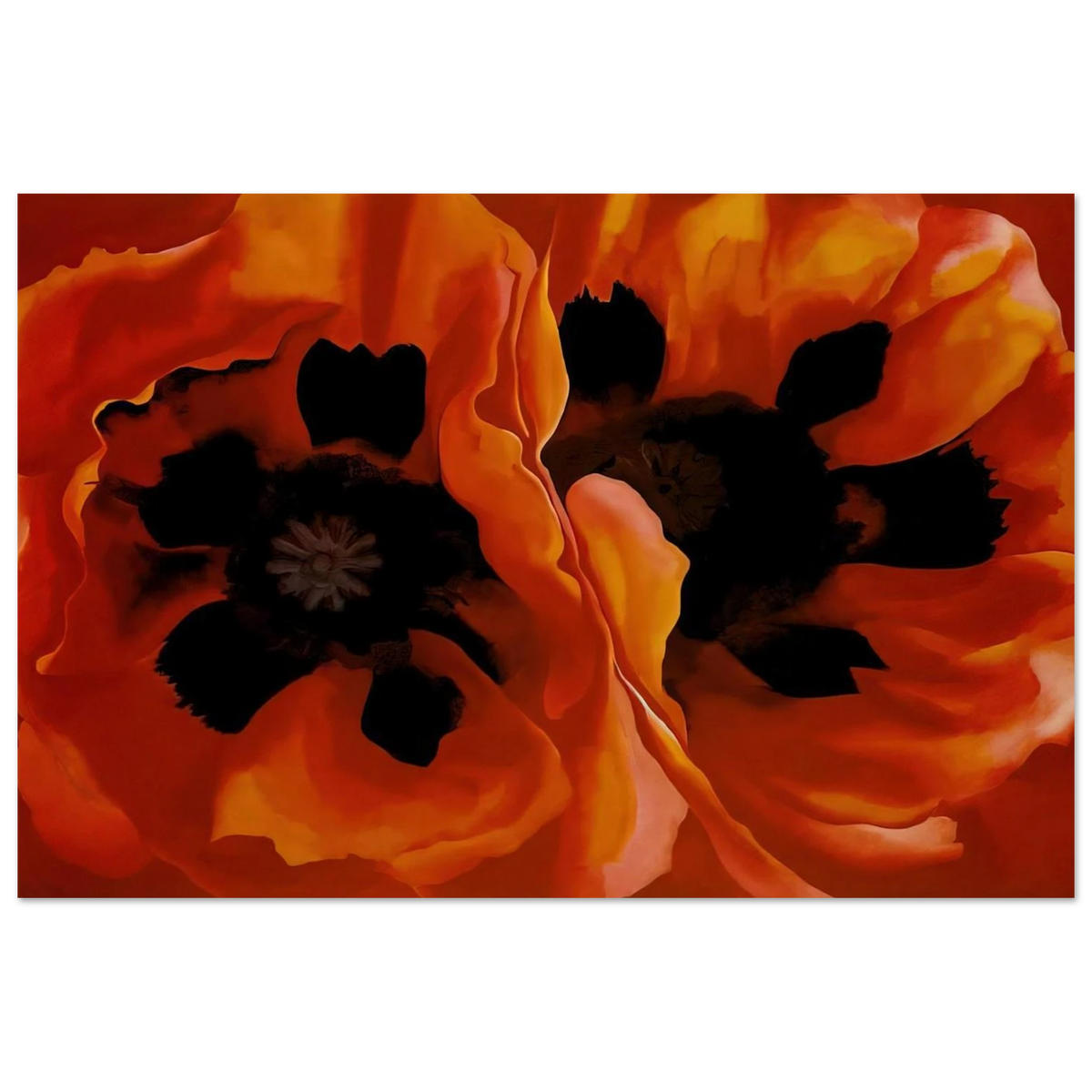 Oriental Poppies Poster | Georgia O'Keeffe Poster | Georgia O Keeffe Prints