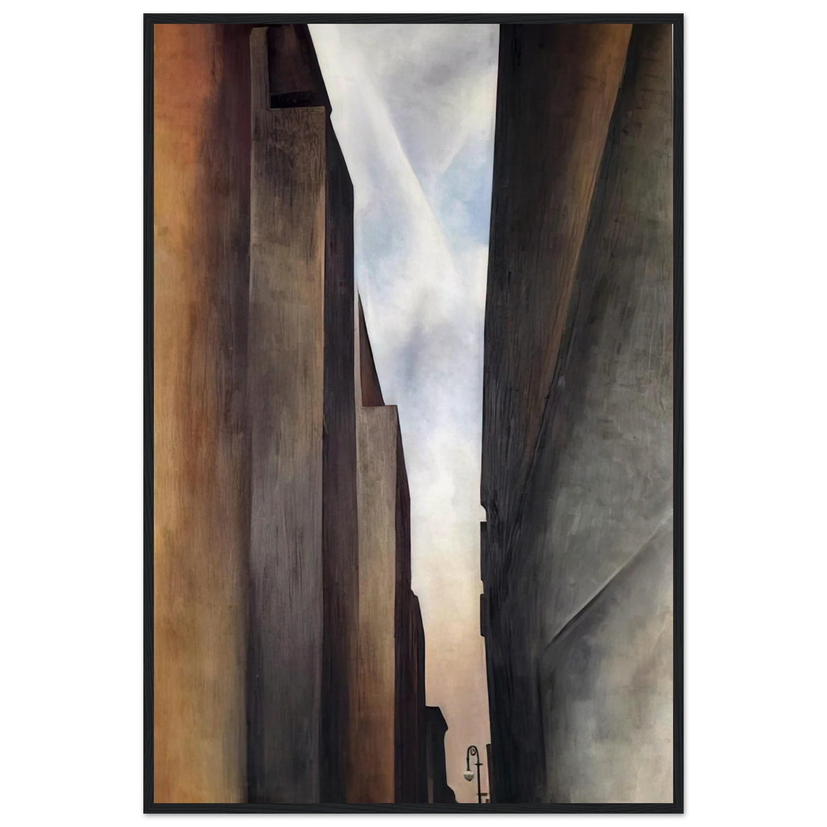 Street of New York II Framed Poster | Georgia O'Keeffe Framed Prints Wall Art | Georgia O Keeffe Prints