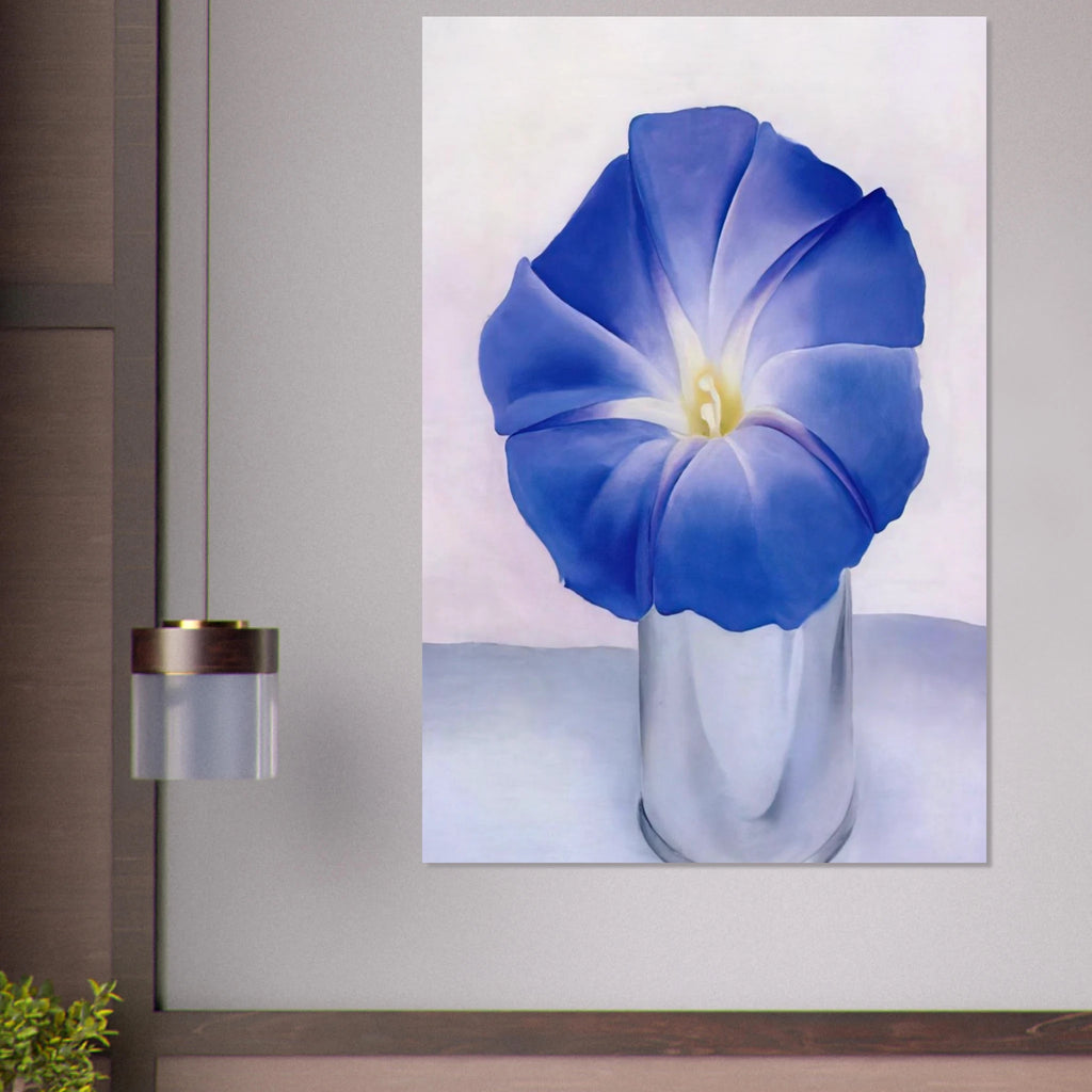 Blue Morning Glory Poster | Georgia O'Keeffe Poster | Georgia O Keeffe Prints