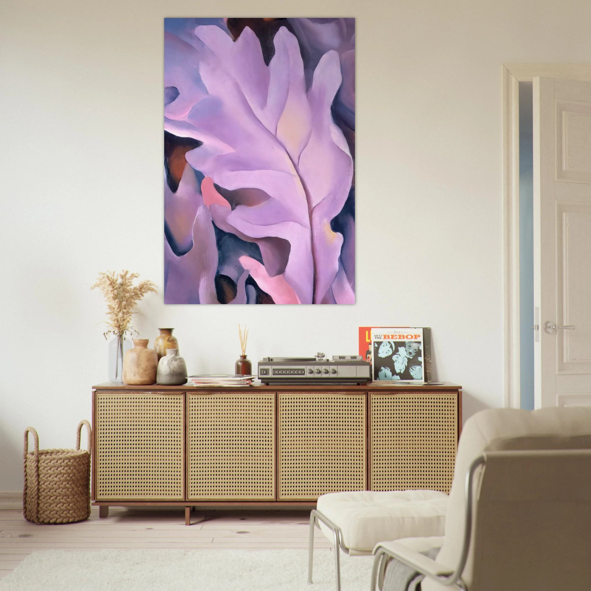 Purple Leaves Poster | Georgia O'Keeffe Poster | Georgia O Keeffe Prints