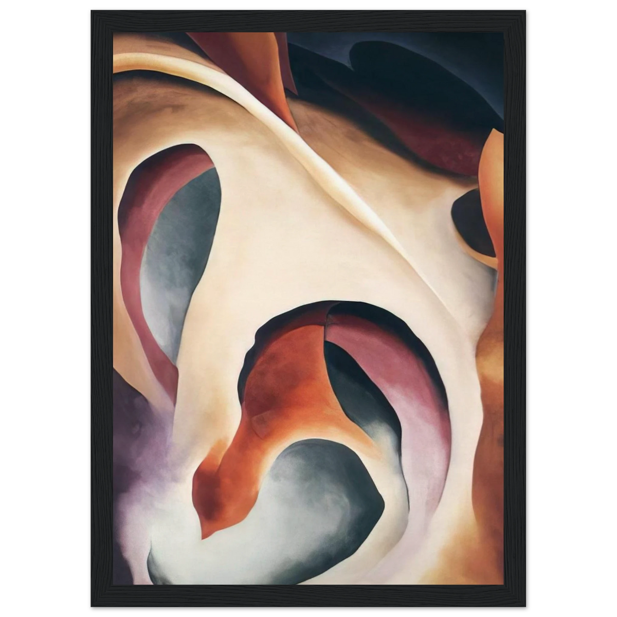 Leaf Motif 2 Framed Poster | Georgia O'Keeffe Framed Prints Wall Art | Georgia O Keeffe Prints
