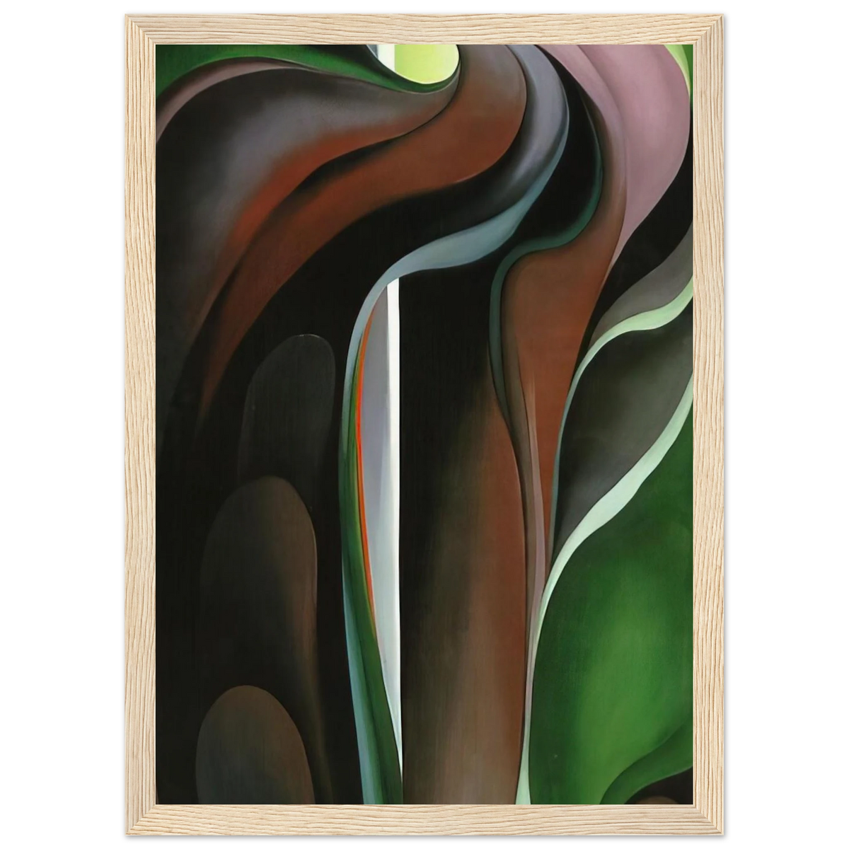 Jack-in-the-Pulpit ?V Framed Poster | Georgia O'Keeffe Framed Prints Wall Art | Georgia O Keeffe Prints