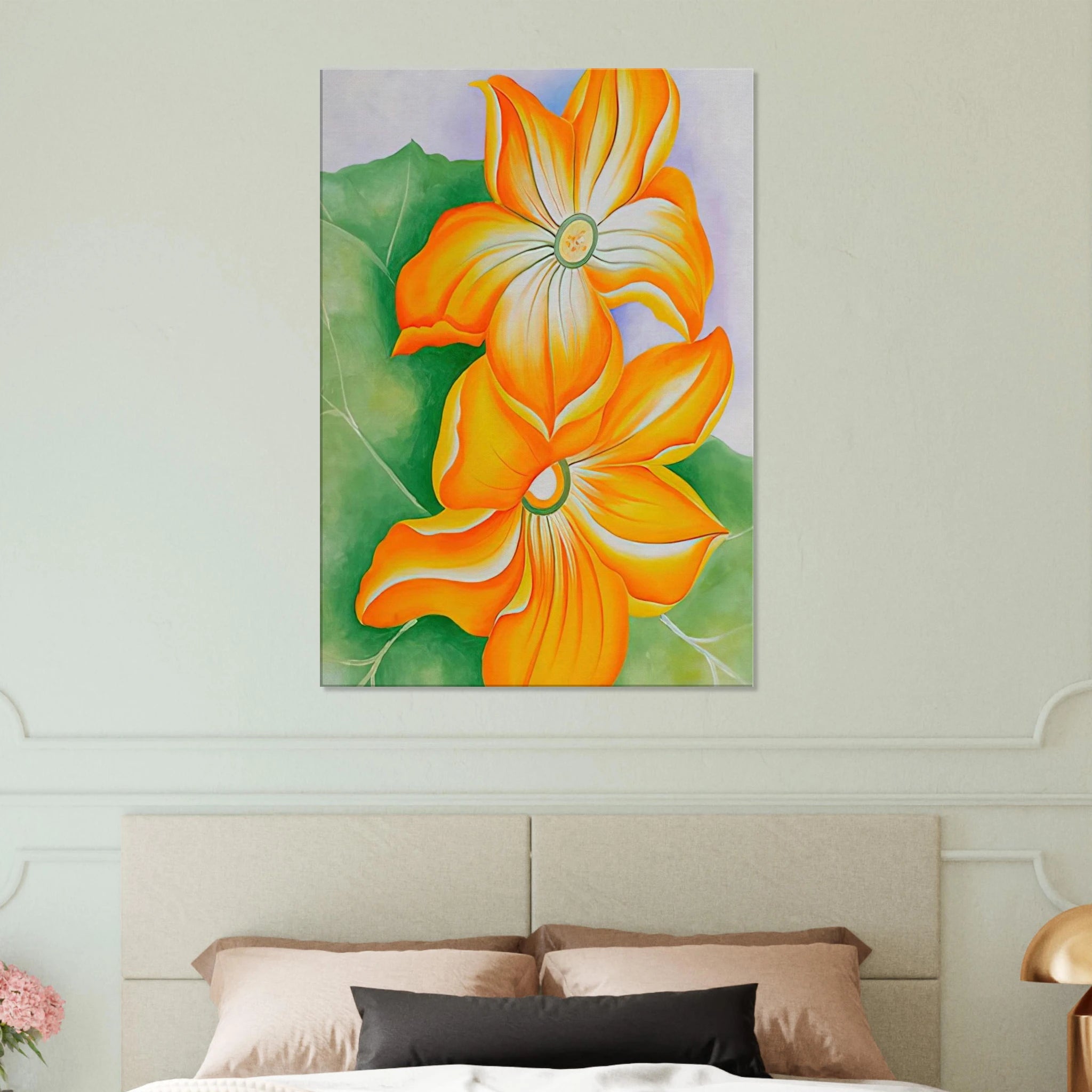 Squash Blossoms Canvas | Georgia O'Keeffe Canvas | Georgia O Keeffe Prints