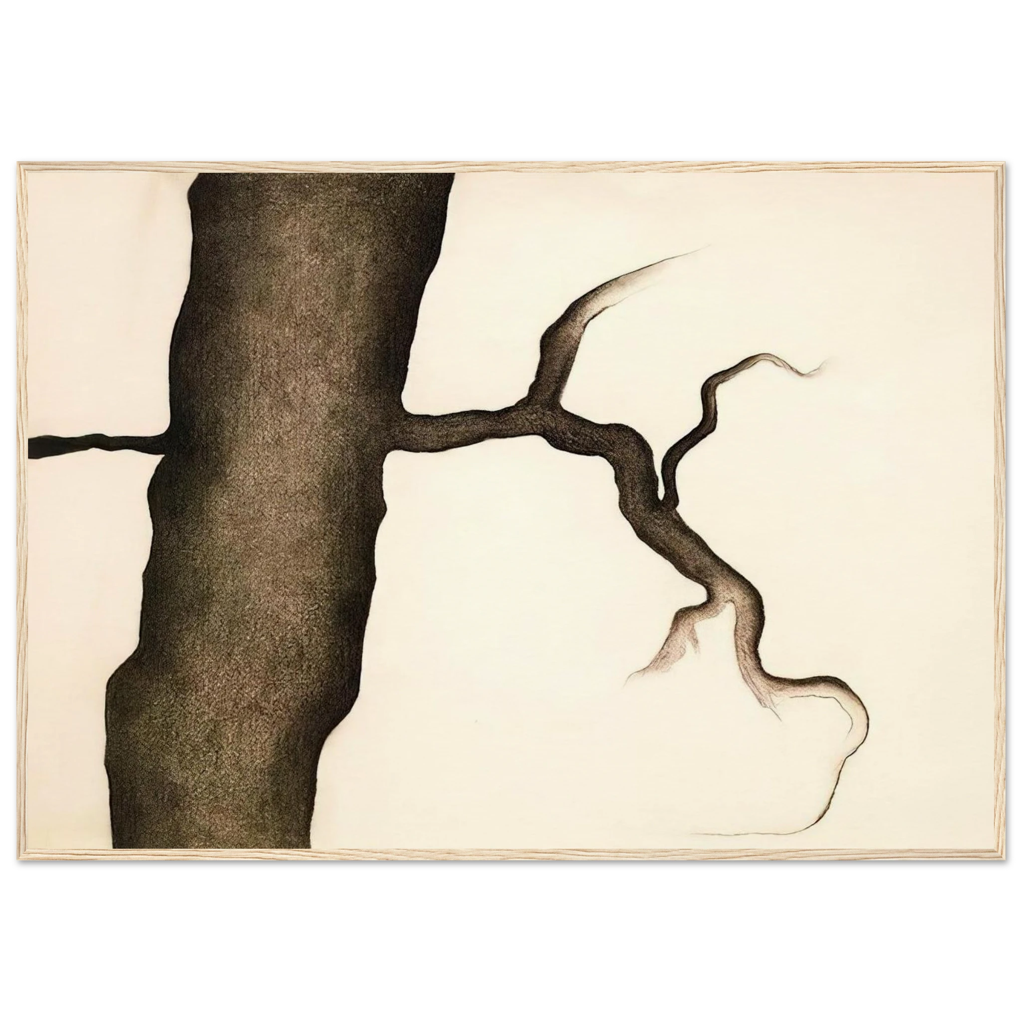 Drawing III Framed Poster | Georgia O'Keeffe Framed Prints Wall Art | Georgia O Keeffe Prints