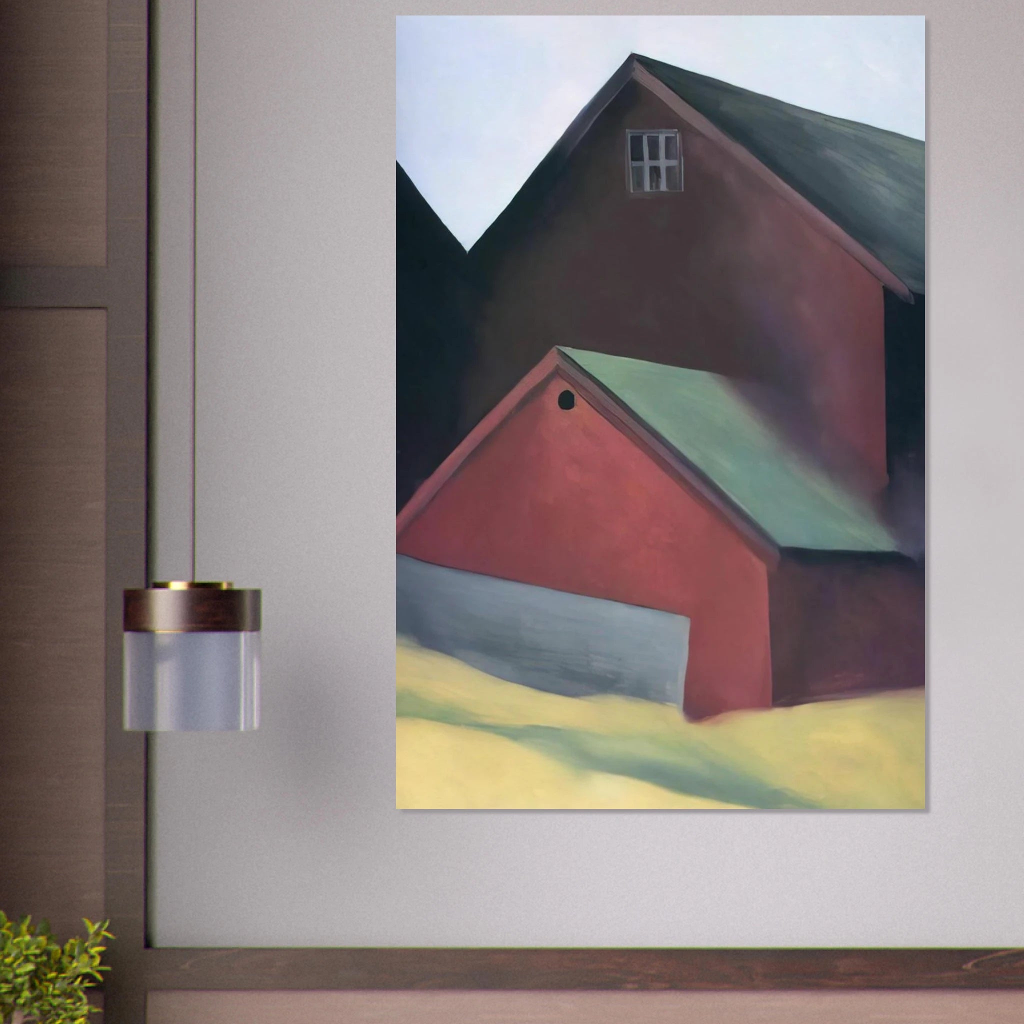 Ends Of Barns Poster | Georgia O'Keeffe Poster | Georgia O Keeffe Prints