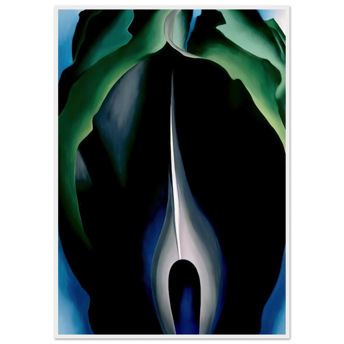 Jack-in-the-Pulpit No. IV Framed Poster | Georgia O'Keeffe Framed Prints Wall Art | Georgia O Keeffe Prints
