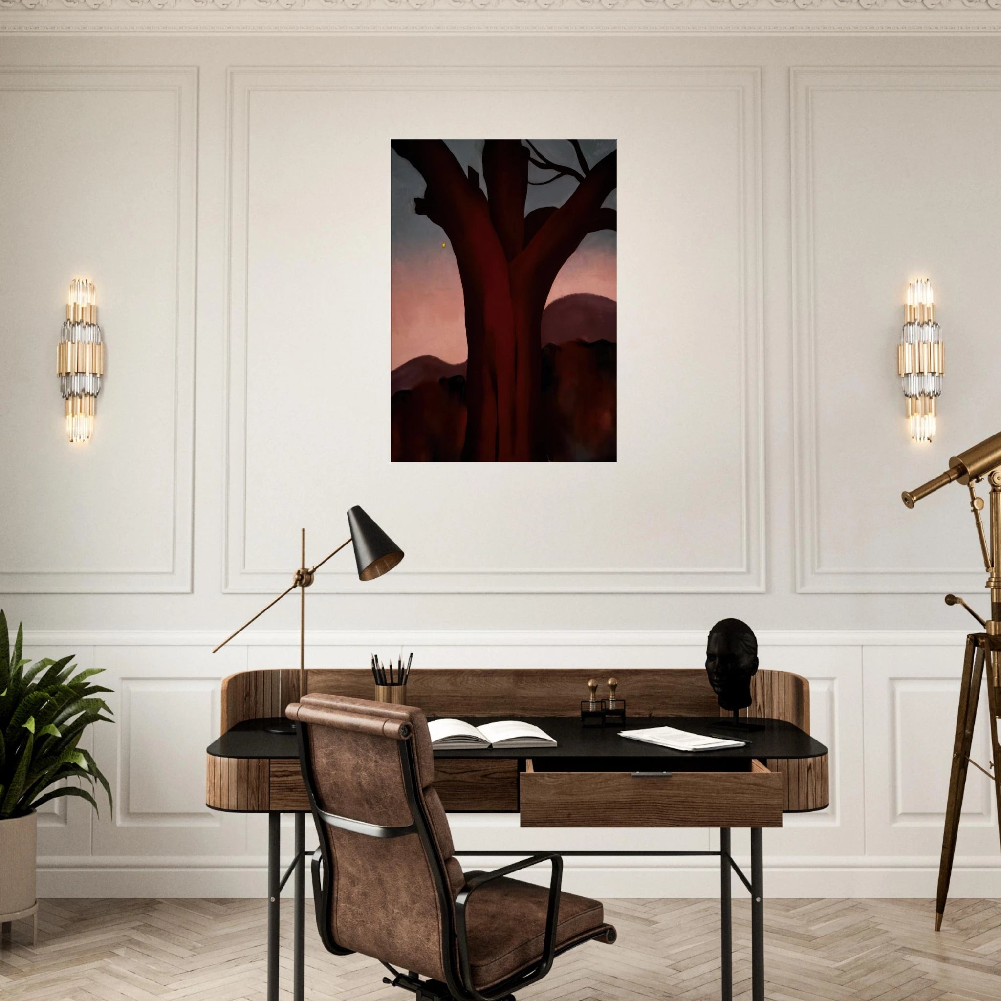 Autumn Trees - Chestnut Tree Canvas | Georgia O'Keeffe Canvas | Georgia O Keeffe Prints