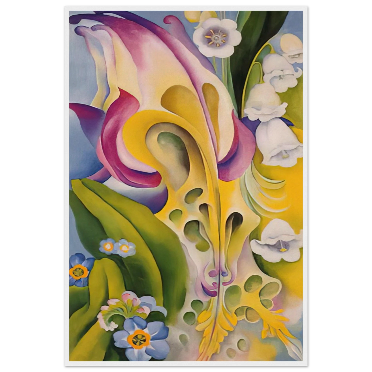 From the Old Garden No 2 Framed Poster | Georgia O'Keeffe Framed Prints Wall Art | Georgia O Keeffe Prints
