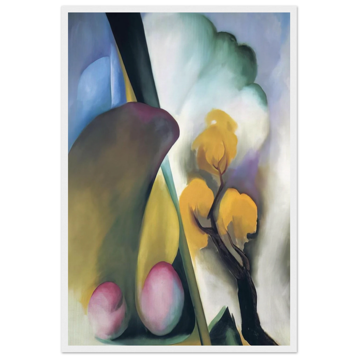 Spring Framed Poster | Georgia O'Keeffe Framed Prints Wall Art | Georgia O Keeffe Prints