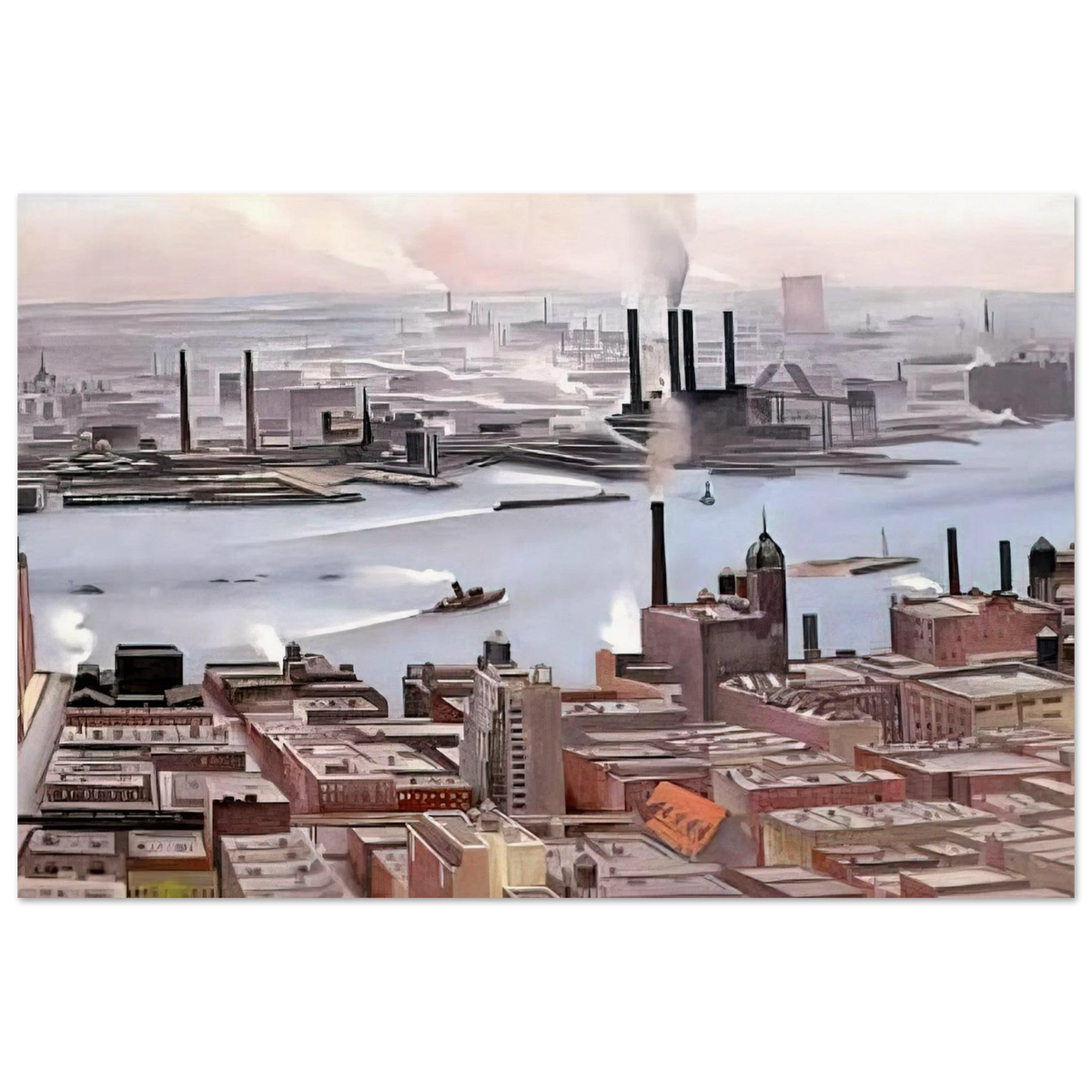 East River from the Thirtieth Story of the Shelton Hotel Poster | Georgia O'Keeffe Poster | Georgia O Keeffe Prints