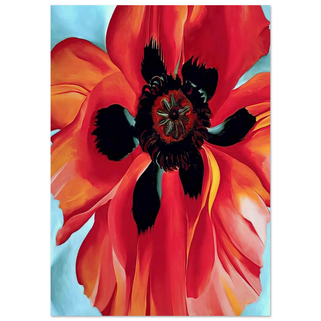 Red Poppy VI Poster | Georgia O'Keeffe Poster | Georgia O Keeffe Prints