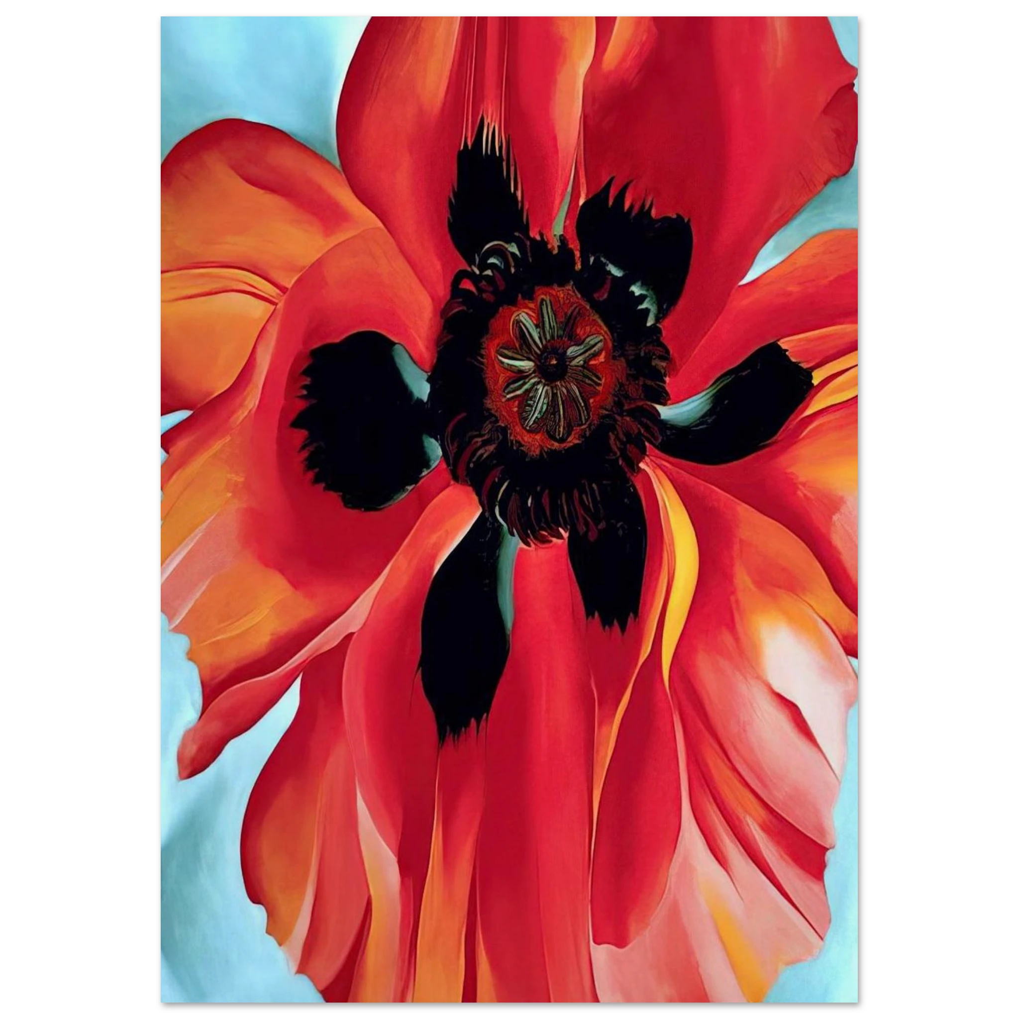 Red Poppy VI Poster | Georgia O'Keeffe Poster | Georgia O Keeffe Prints