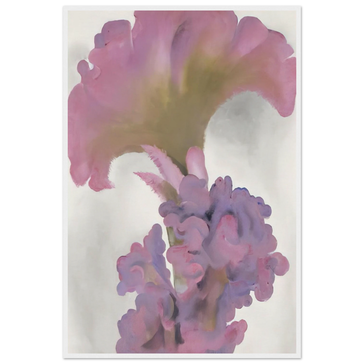 Coxcomb Framed Poster | Georgia O'Keeffe Framed Prints Wall Art | Georgia O Keeffe Prints