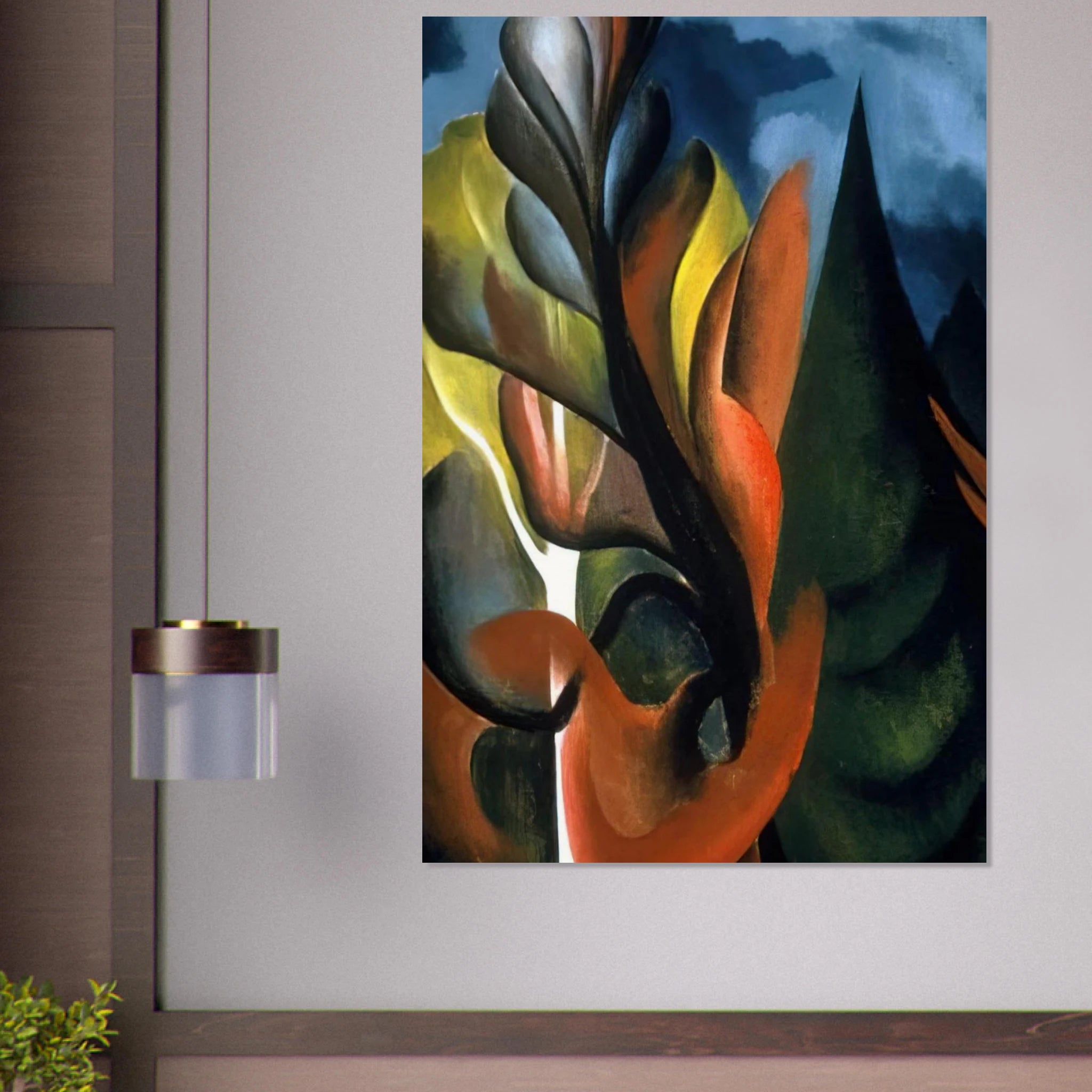 Maple and Cedar, Lake George Poster | Georgia O'Keeffe Poster | Georgia O Keeffe Prints