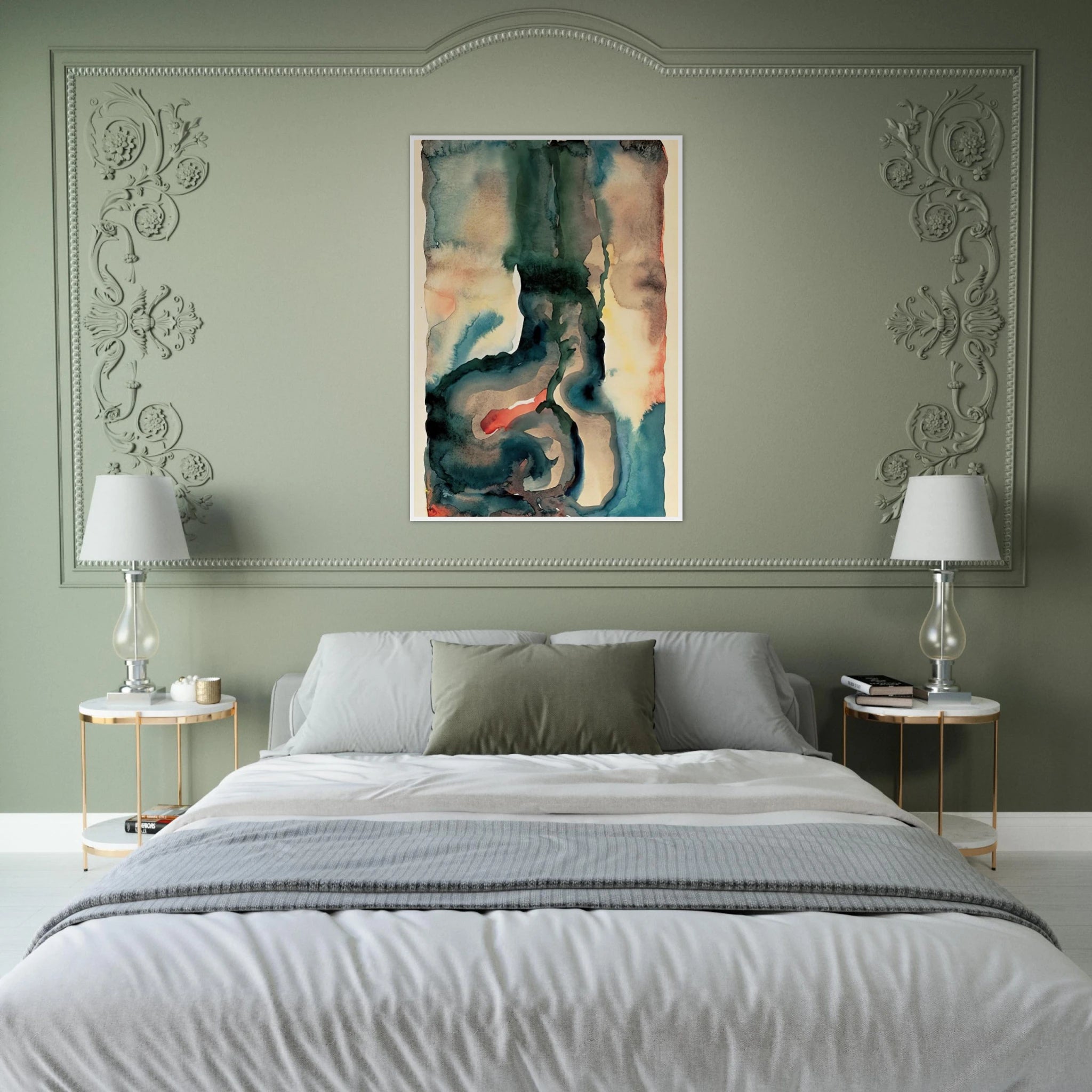 Portrait No. III Framed Poster | Georgia O'Keeffe Framed Prints Wall Art | Georgia O Keeffe Prints