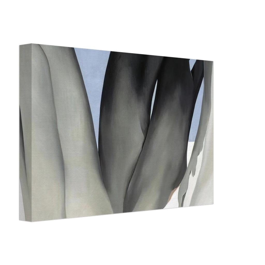 Bare Tree Trunks with Snow Canvas | Georgia O'Keeffe Canvas | Georgia O Keeffe Prints