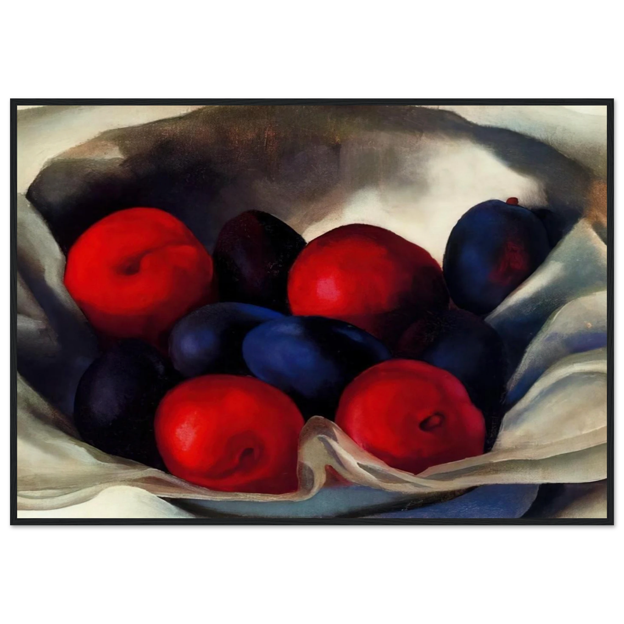 Plums Framed Poster | Georgia O'Keeffe Framed Prints Wall Art | Georgia O Keeffe Prints