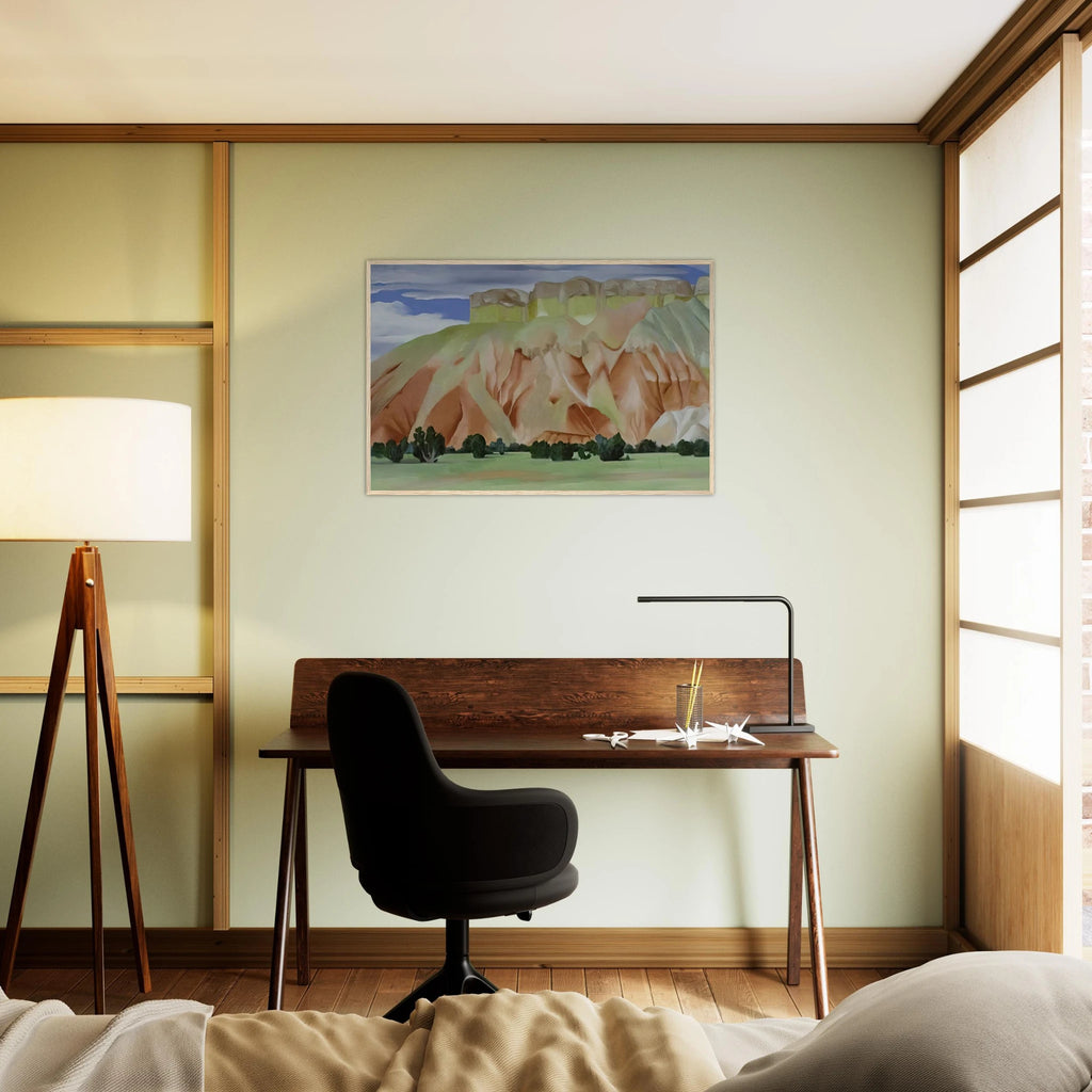 My Backyard Framed Poster | Georgia O'Keeffe Framed Prints Wall Art | Georgia O Keeffe Prints