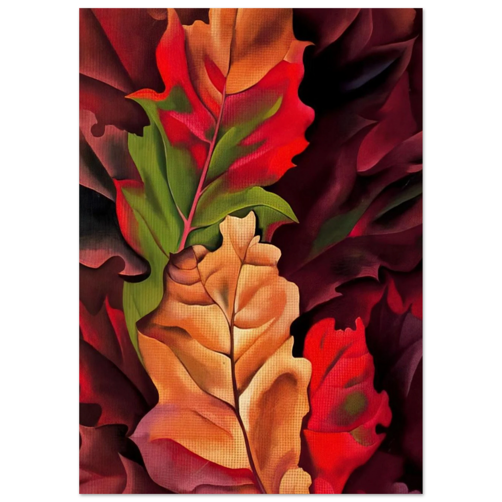 Autumn Leaves - Lake George, N.Y. Poster | Georgia O'Keeffe Poster | Georgia O Keeffe Prints