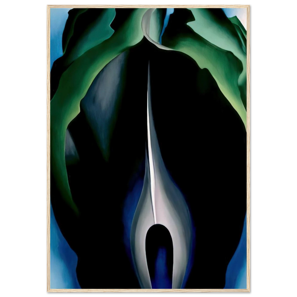 Jack-in-the-Pulpit No. IV Framed Poster | Georgia O'Keeffe Framed Prints Wall Art | Georgia O Keeffe Prints