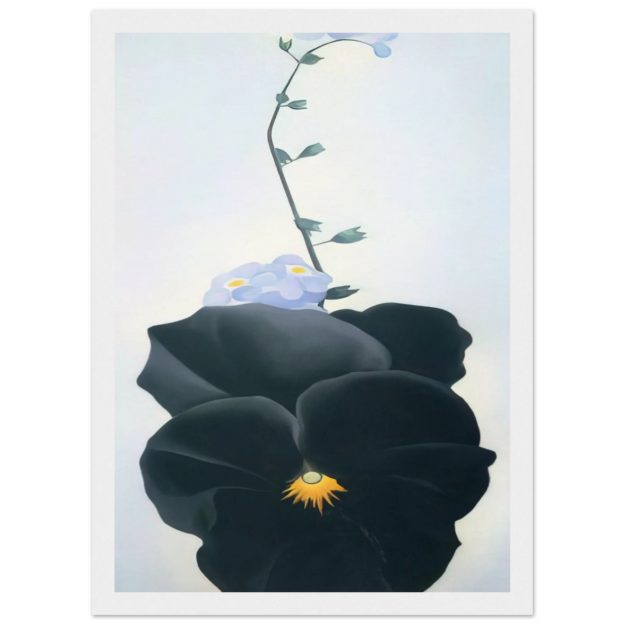 Pansy Framed Poster | Georgia O'Keeffe Framed Prints Wall Art | Georgia O Keeffe Prints